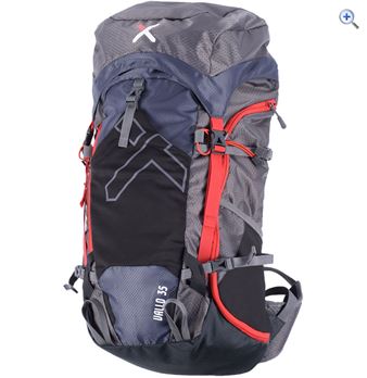 OEX Vallo 35 Rucksack - Colour: Black / Grey